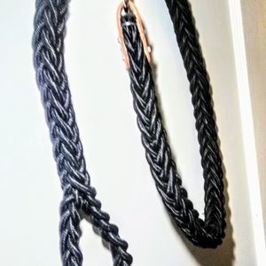 thick braided dog leash